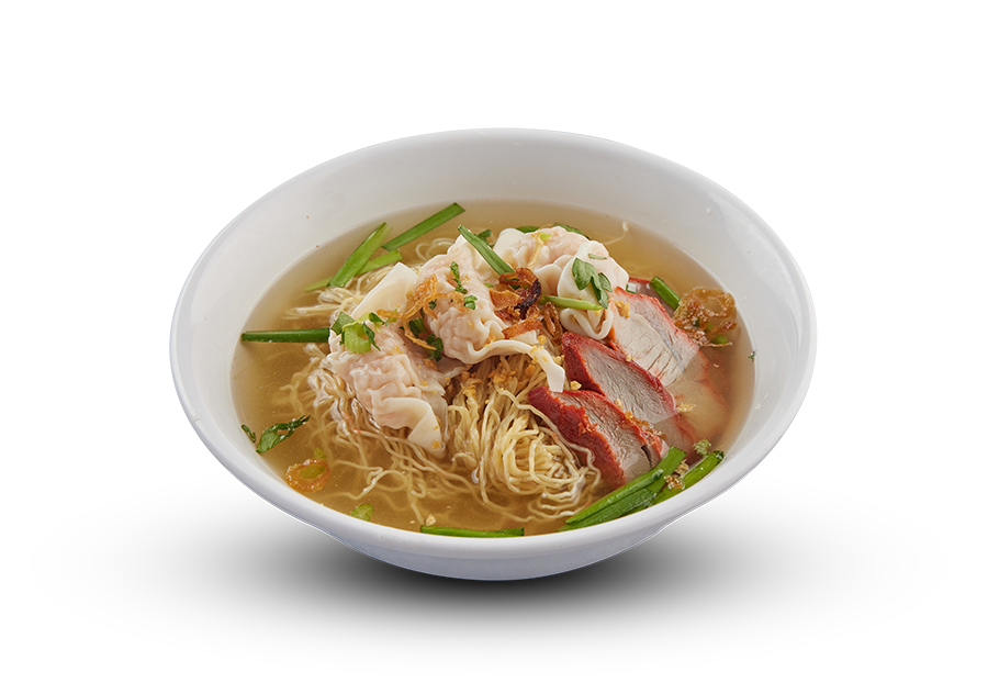Shrimp Wonton with Egg Noodle in Soup (Mì Hoành Thánh)