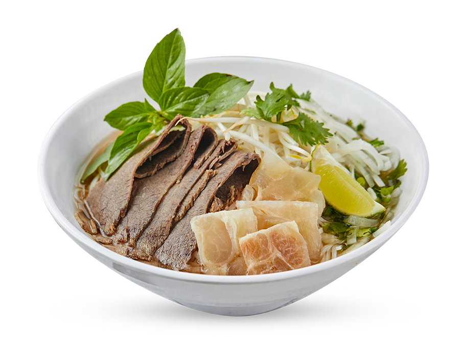 Well Done Beef and Tendon (Phở Nạm Gân)