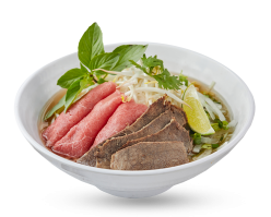 Rare Beef and Well Done Beef (Phở Tái Nạm)