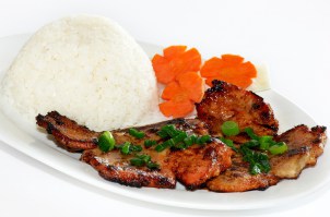 Grilled Pork Chop on Rice (Cơm Sườn)