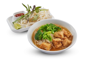 Rice Noodle Soup with Vegetable and Tofu. (Phở CHAY)