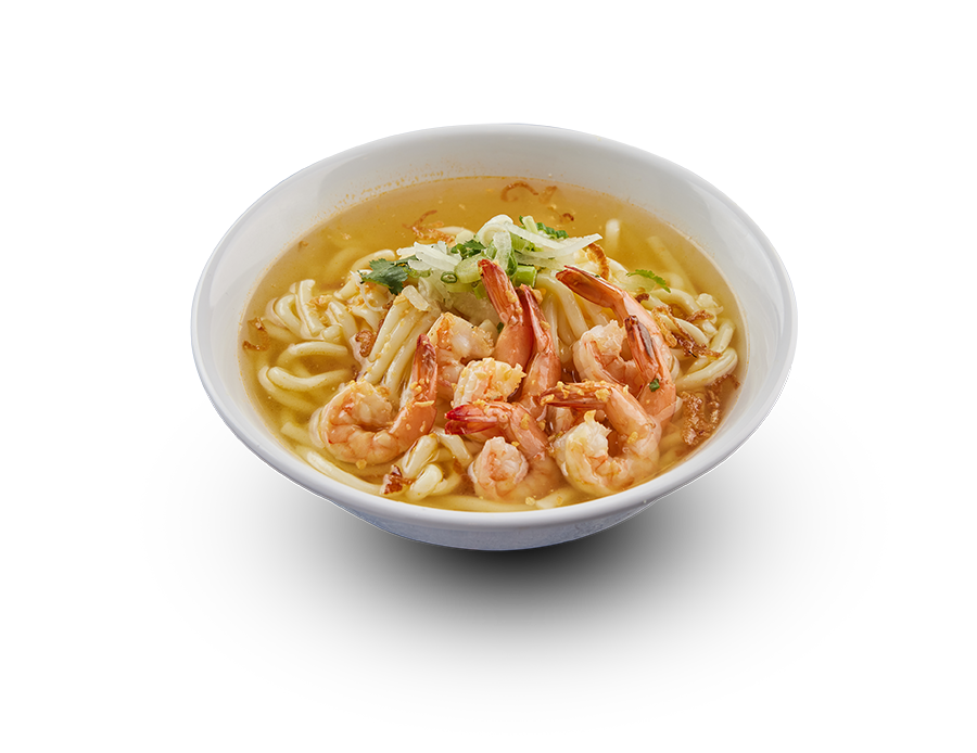 Udon Noodle Soup with Shrimp (Bánh Canh Tôm)